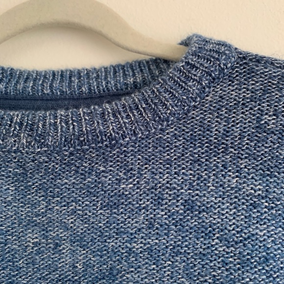4T Blue Sweater Cat & Jack Varying Blue Shades - Picture 2 of 4